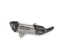 Silencieux arrière en titane en ligne Akrapovic, argent