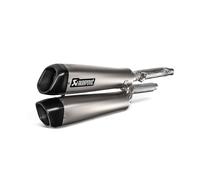 Akrapovic Line Titaniums Scrambler 1200 19-20 Ref:s-t12so3-hcqt Not Homologated Slip On Muffler Noir,Argenté Not Homologated