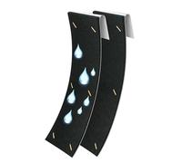 Silencieux anti-éclaboussures pour tuyau de descente - Barrière de pluie silencieuse, lot de 2 coussinets - Bouchon sonore de gouttière | Structure de conception de loquet de drainage doux, bouclier
