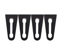 Silencieux antivol de porte - Amortisseur en caoutchouc antichoc pour serrure - Kit de 4 pièces antivol pour véhicule pour berline amateurs de musique voyage de banlieue longs chemins