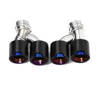 Silencieux arrièr Embouts d'échappement en fibre de carbone pour BMW G30 G31 535i 528i 530i (à partir de 2018) pour M5 (style quad). Sortie d'échappement(CFH10)