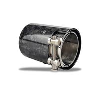 Silencieux arrièr Embouts d'échappement pour M2 pour M3 pour M4-4 couleurs - 1 paire - Forgés en fibre de carbone et acier inoxydable Tuyau d'échappement(Gold-70mm)