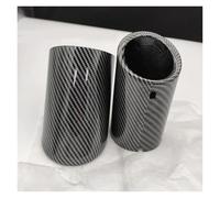 Silencieux arrièr Pour A1 A3 A4 pour TT 2009-2015 pour VW pour PASSAT chromage tuyaux de pointe de silencieux d'échappement de voiture en acier inoxydable Tuyau d'échappement(76 carbon 2pc)