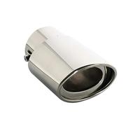 Silencieux arrièr Pour Mercedes pour Benz classe ML GL G GLC43 G350d E350 W211 W203 W204 embout silencieux voiture universel rond en acier inoxydable Embout d'échappement(Straight)