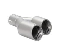 Silencieux arrièr Système d'échappement automobile universel avec double sortie d'échappement, utilisé pour la modernisation des embouts silencieux. Tuyau d'échappement(Equal in51-Out101)