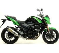 Silencieux arrière Arrow Race-Tech en aluminium, embout en carbone homologué pour Kawasaki Z ABS R SE 750 / 800 ccm année 2007 - 2014