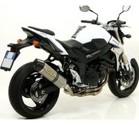 Silencieux arrière Arrow Race-Tech en aluminium, embout en carbone homologué pour Suzuki GSR 750 ccm année 2011 - 2014