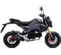 Silencieux arrière Arrow X-Kone inox foncé, embout carbone homologué pour Honda MSX 125 ccm année 2016