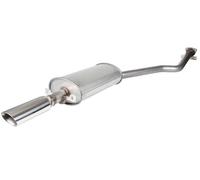 Silencieux arrière DANSK en inox et sortie polie pour Porsche 944 (1982-1989)