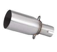 Silencieux arrière échappement Modification Non Destructive du Pot d'échappement de Moto : Adaptateur Section Centrale 28-45 mm à 51 pour Une amélioration des Performances(ID42mm to OD51mm)