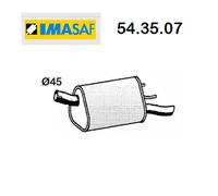 Silencieux Arrière Opel Corsa B Imasaf Pour 90531323