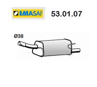 Silencieux Arrière Opel Corsa C IMASAF Pour 9129831