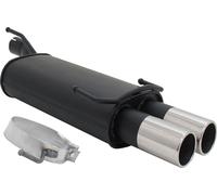 Silencieux arrière Opel Kadett E Cabrio 2 x 76mm