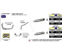Silencieux Arrow Indy-Race Titan, embout en carbone homologué pour Honda CBR RR 600 ccm année 2007 - 2012