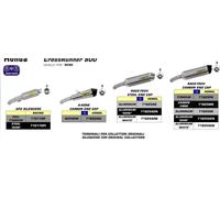 Silencieux Arrow Race-Tech en carbone, embout en carbone homologué pour Honda VFR X 800 ccm année 2015