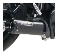 Silencieux Arrow Rebel Dark embout Alu noir