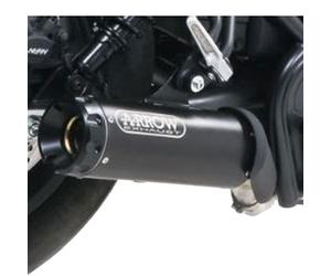 Silencieux Arrow Rebel Dark embout Alu noir