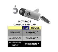 Silencieux ARROW Slip-On Indy Race Noir pour Ducati Monster 937 2021-2024