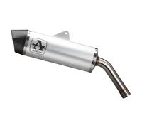 ARROW maxi race-tech aluminium slip-on silencer with carby end cap for BMW F 850 gs