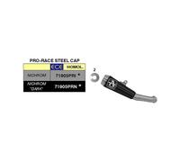 Silencieux ARROW Slip-On Pro-Race Nichrom Dark pour Husqvarna 375 Vitpilen 401