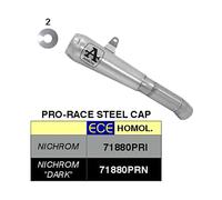 Arrow Pro-race Nichrom Ducati Panigale 959 ´16- Not Homologated Muffler Argenté Not Homologated