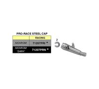 Silencieux ARROW Slip-On Pro-Race Nichrom pour Suzuki 1000 GSX R 2017-2020