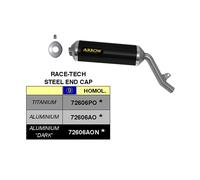 Silencieux ARROW Slip-On Race-Tech Aluminium pour Honda 650 XL Transalp 2000-200