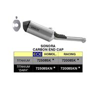 72508SKN - Silencieux Echappement Arrow Sonora Dark Husqvarna Norden 901 (22)