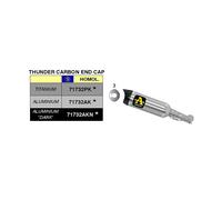 Arrow Street Thunder Aluminium With Carbon End Cap Honda Cb 1000 R U00b408-17 Homologated Muffler Argenté Homologated