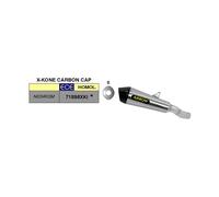 Pot Echappement Arrow Appr X-Kone Acier Inox Carbon KAWASAKI ZX-6R 636 2019 2020