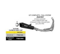 Silencieux ARROW X-Kone Racing Noir Aluminium pour Kawasaki 650 Kle Versys