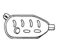 BOSAL 200-627 Silencieux avant
