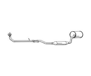 Silencieux avant BOSAL 292-511