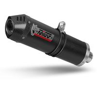 SILENCIEUX CARBONE-CARBONE MIVV OVALE POUR HONDA XLV TRANSALP 700 2008-2013