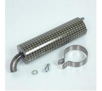 Silencieux cartouche de pot d'échappement 2 vis 37mm kevlar vernis pour scooter