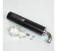 Silencieux cartouche de pot d'échappement 2 vis Tecnigas Q-TRE NOIR compatible avec scooter