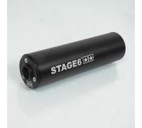 Silencieux Cartouche De Pot D'échappement Noir Stage6 2 Vis Pour Moto Sil600