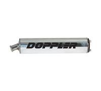 silencieux/cartouche moto doppler er1 alu poli 3 fixations