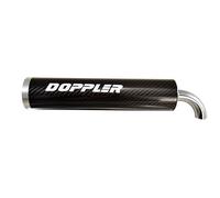Silencieux/cartouche scooter doppler s3r carbone montage universel (d.60mm)
