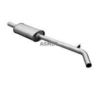 Silencieux central 10.129 ASMET pour RENAULT MODUS / GRAND MODUS