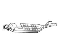 Bosal 175-397 Silencieux central