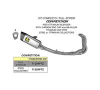 Silencieux Complet ARROW Competition pour Kawasaki 400 ZXR ZX4R Ninja