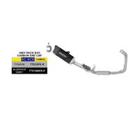 Silencieux Complet ARROW Indy Race Evo Noir Alu pour Yamaha 700 Tracer 7 Gt