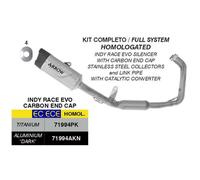 Silencieux Complet ARROW Indy Race EVO Titane Pour Yamaha 700 MT07 2025-2026