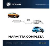 Silencieux Complet Centrale + Terminal Lancia Y (840) 1.2 1.4