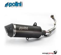 Silencieux complet en acier Polini pour Kymco K-XCT125 i 4V (SK25B)