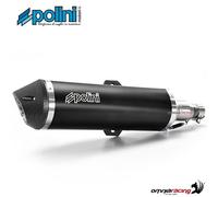 Silencieux complet en acier Polini pour Piaggio MP3 500 Euro4 2017>