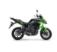 Gpr Exclusive M3 Black Titanium Kawasaki Versys 650 23-26 Not Homologated Full Line System Argenté Not homologated