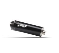 Silencieux Complet Noir MIVV Ovale Carbone Cap pour Kawasaki 650 Kle Versys