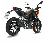 ECHAPPEMENT COMPLET 1X1 MIVV SOUND ACIER NOIR POUR 200 DUKE 2012-2014